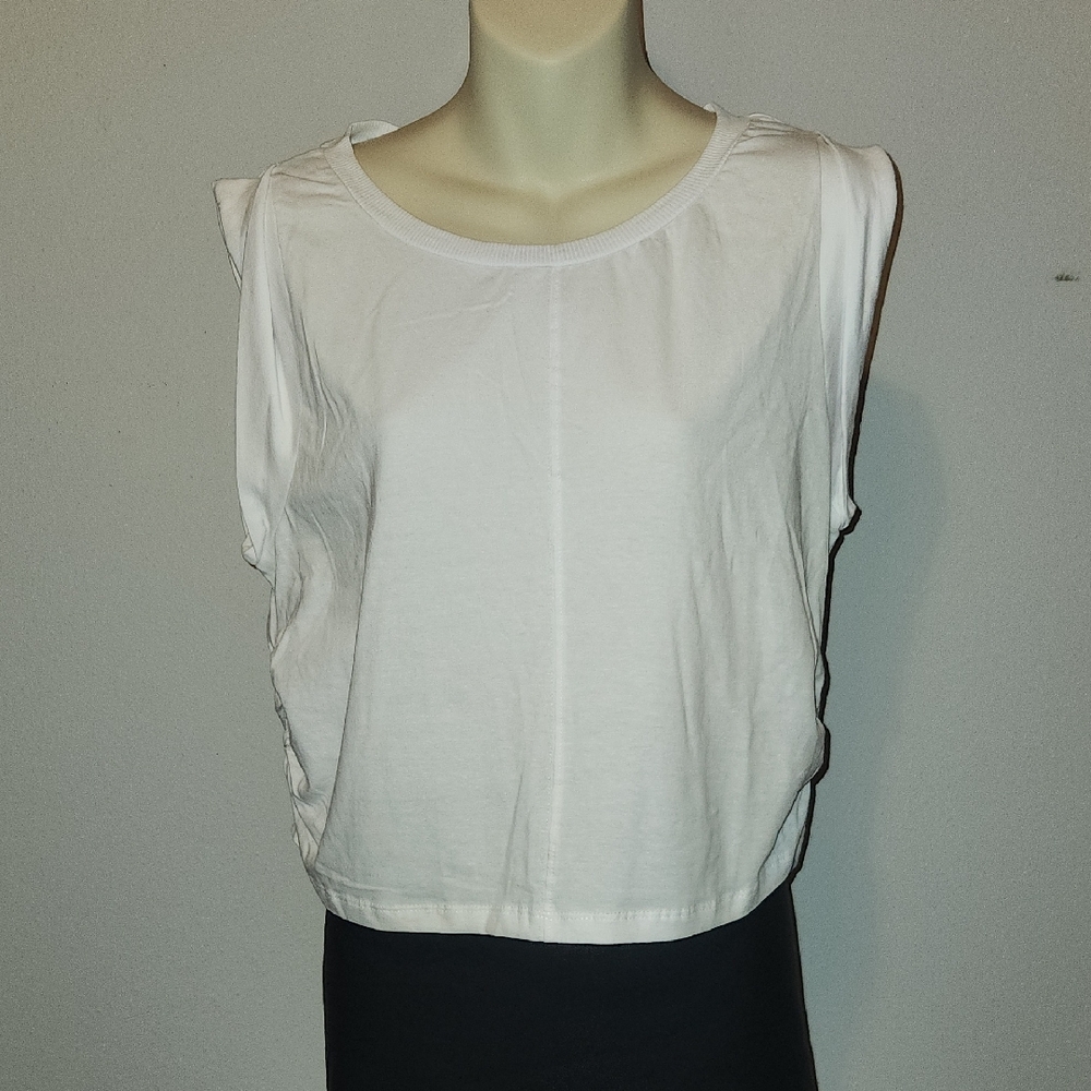 Urban Rebel White Sleeveless Women's Top